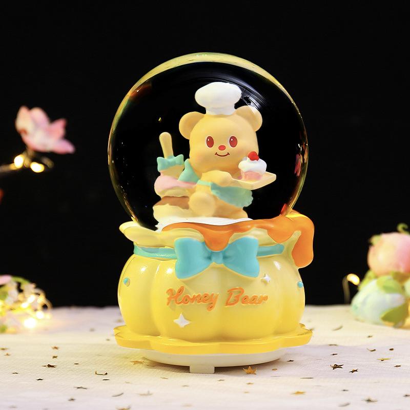 Астронавт Хрустальный шар Музыкальная шкатулка Украшение - Студент Снежный шар Подарок на день рождения