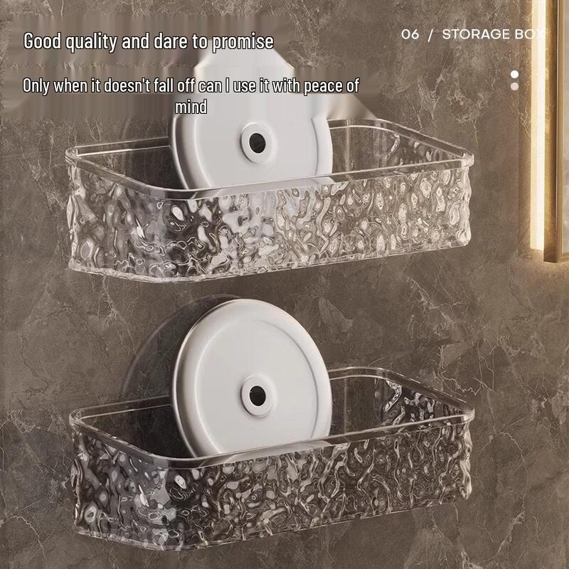 Настенная полка-органайзер для ванной комнаты LIEI на присосках