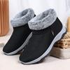 Cotton Shoes Women's New Winter Warm and Comfortable Mother Shoes One Pedal Elderly Shoes Piled Thickened Snow Boots