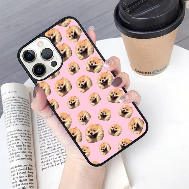 Мультяшная собака Померанский шпиц Чехол для телефона Для iPhone 17 Air 16 15 14 Plus Для apple 16 11 12 13 Pro Max coque