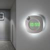 Led Digital Time Wall Clock With Pir Motion Sensor Night Light Home Clock Lamp