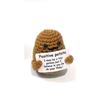 Mini Funny Positive Potato, 7.5cm Knitted Positive Potato Creative Cute Wool Funny Knitted Positive Potato for Birthday Party Decoration Encouragement