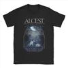 Мужские футболки французской группы ALCEST из чистого хлопка, винтажные футболки с коротким рукавом и круглым вырезом, футболка больших размеров