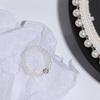 New Korean Shiny Handmade Trendy Bead Rings Pearl Rings Finger Ring Fashion Jewelry