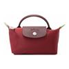 Le Pliage Green 17 Сумка-пельмень из канваса с короткими ручками Женские сумки Бордовый 34175919P59
