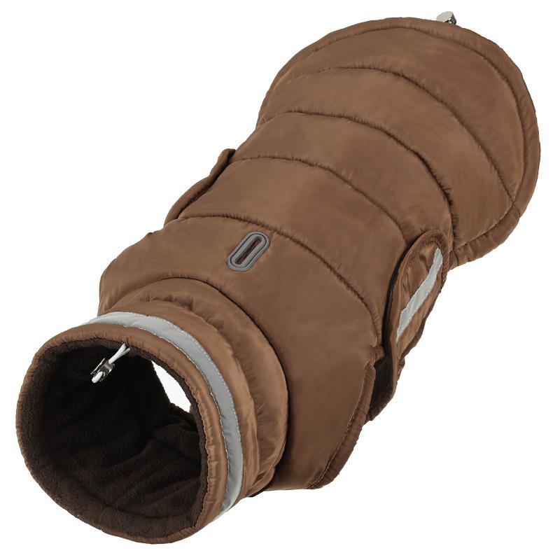 Dog Clothes Winter Clothes Winter Thickened Winter Golden Hair Silky Warm Large and Small Dogs and Cats Foreign Pet Clothes