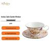 AYNSLEY Набор из чашки и блюдца Cottage Garden Windsor Pink из костяного фарфора