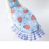 Fruit & Design Vest for Pet Chickens Elastic Lace Chest Back for Chickens Ducks