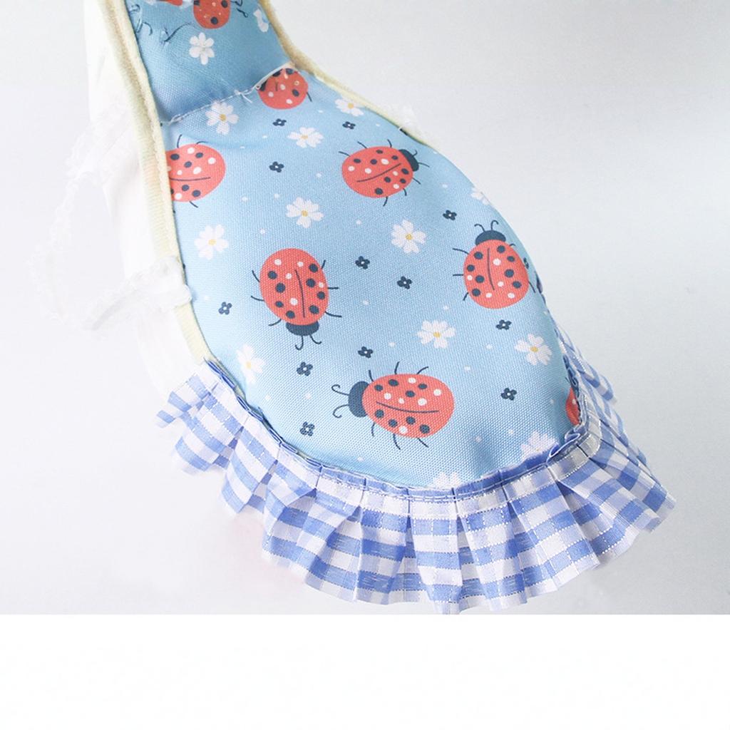 Fruit & Design Vest for Pet Chickens Elastic Lace Chest Back for Chickens Ducks