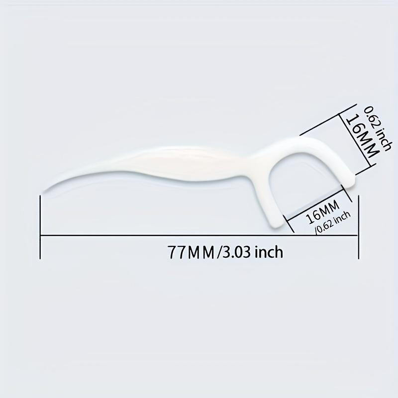 50 шт. Зубная нить, Глубокая очистка зубной нитью для правильного ухода за полостью рта, Портативные одноразовые зубочистки с зубной нитью для путешествий и повседневной жизни