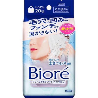 Салфетки Biore Clear Wipe Sheet 20 шт. 139 мл