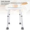 Swivel Stool Aluminum Alloy Swivel Chair Height Adjustable Rotating Stool for Bar Office Coffee Shop