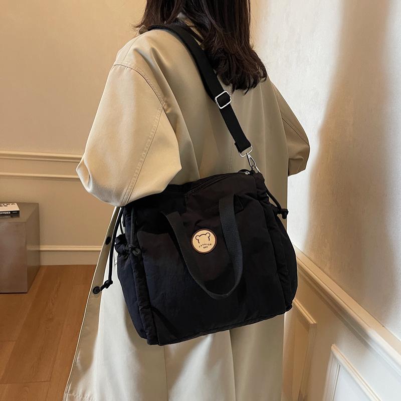 Fashion Crossbody Handbag Women's Trend Versatile Lightweight Cloth Casual Shoulder Handbag Commuter Women's Bag