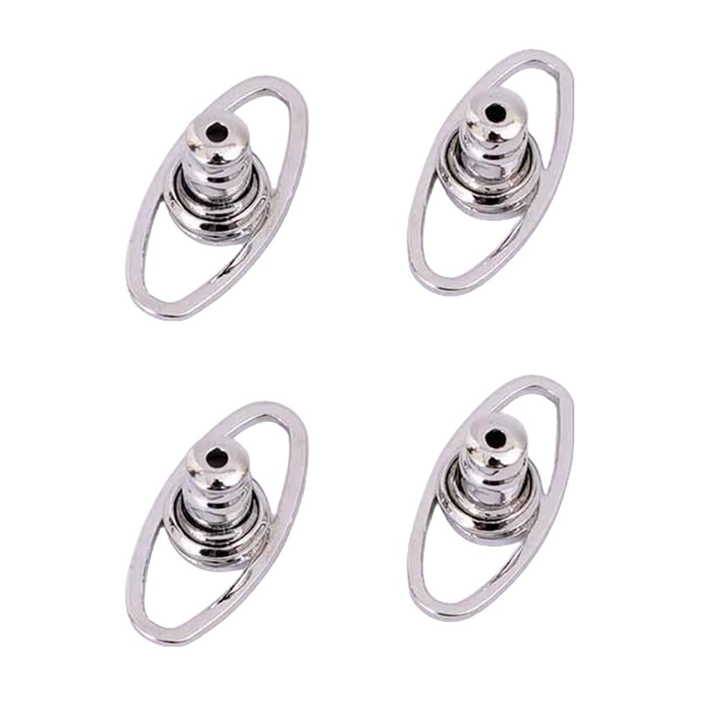 Набор из 4 стабилизаторов для сережек-гвоздиков, легкие подкладки для украшений, защитные подкладки для сережек для обвислых ушей, ювелирные аксессуары