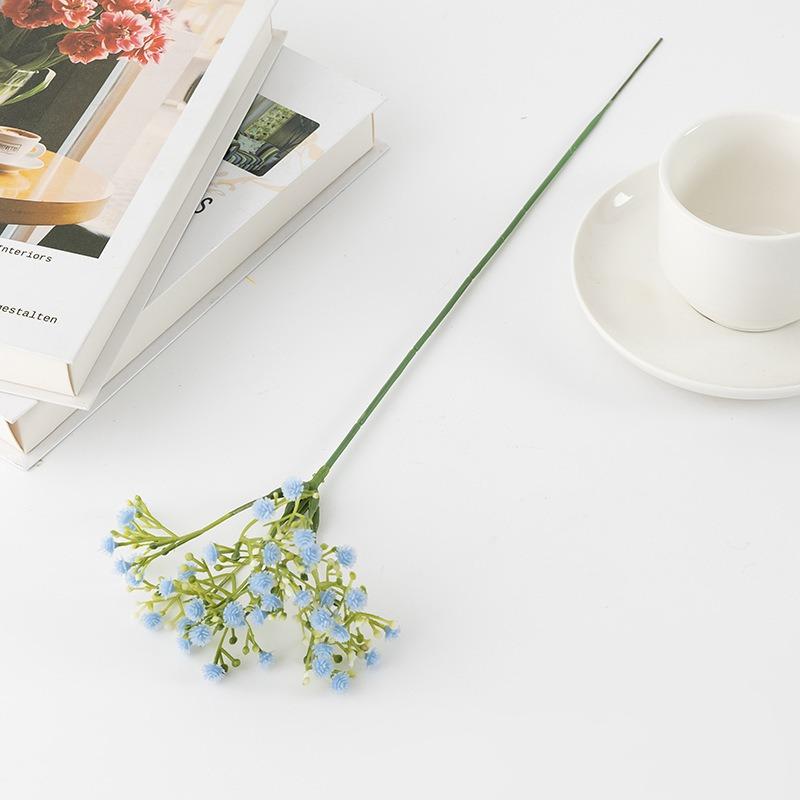 20 шт. 42 см Babys Breath Real Touch Поддельные цветы Гипсофила Цветочные оптом для дома Свадьба Гостиная Сад Декор двора Искусственные цветы