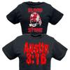 Футболка Steve Austin 'Кровь из камня', Кровавое лицо, Стив Остин 3:Унисекс футболка 16 Tee
