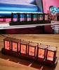 QuiExact Nixie Tube Retro Modern Desk Digital Alarm Clock with LED Adjustable Wooden Vintage Desk Glow Tube Stylish Retro Fashion 16 Million USB