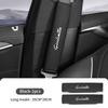 Car Seat Belt Shoulder Cover Leather Shoulder Protector Pad For Alfa Romeo 159 Giulietta 156 147 Giulia Mito GT Stelvio Spider ert853