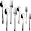 Hakaku Dinner Cutlery Set, 8 Pieces, Stainless Steel, Dishwasher Safe, Made In Japan