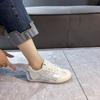 Женская обувь 2025 новая летняя на плоской подошве немецкие тренировочные туфли студенческие универсальные спортивные и повседневные туфли на мягкой подошве Forrest Gump белые кеды