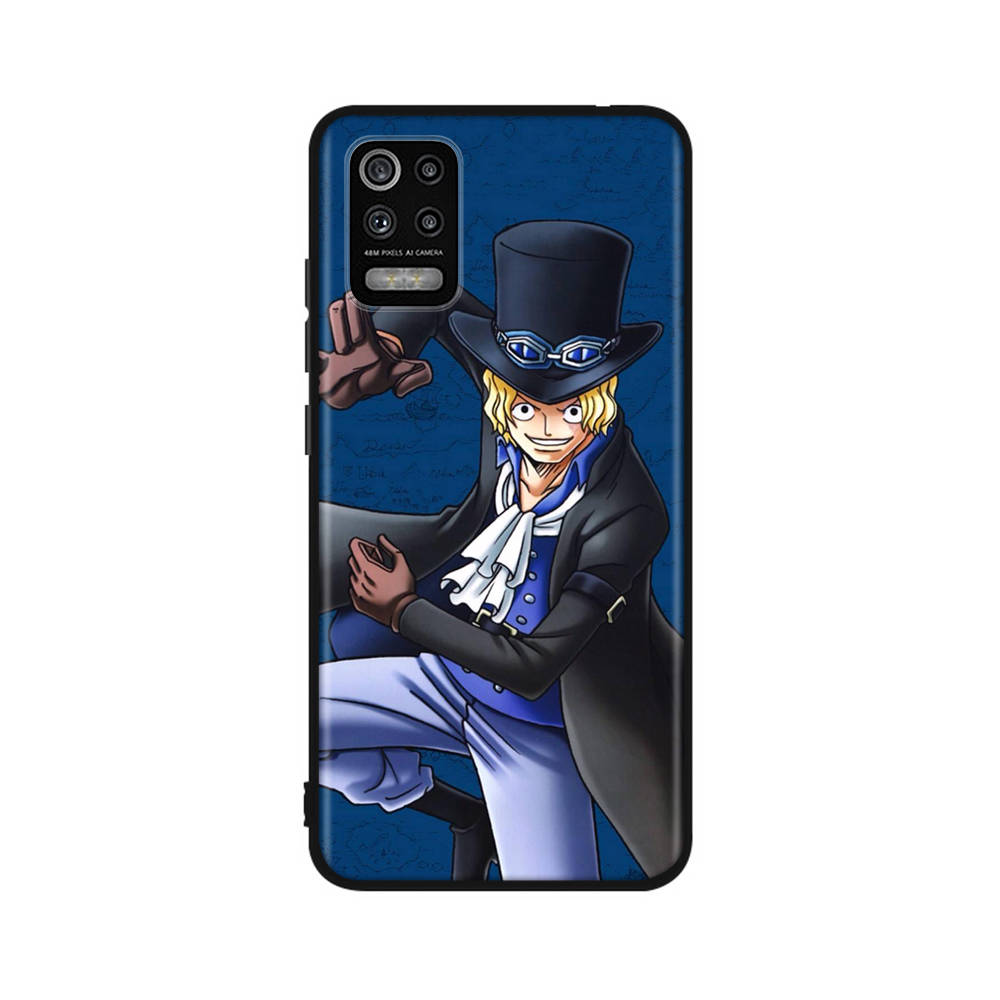 Чехол DT18 One Piece Sabo для Samsung A04 A14 A23 A34 A54 M23 M33 M52 M53 Realme 10 9 C30S C35 C55 VIVO Y02S Y21 Y33S Y51 X80 Pro Прозрачная крышка