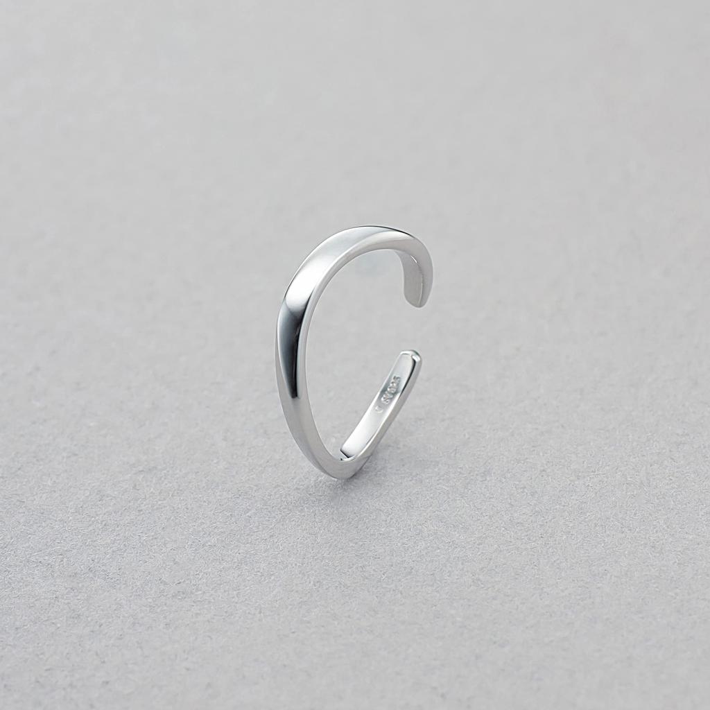 ESTELLE Silver Rhodium-Plated Ear Cuff (Single) 0777-0009-0000-0000