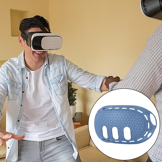 Силиконовый защитный чехол VR Shell, устойчивый к царапинам, ударопрочный, простая установка, защитный чехол для Meta Quest 3