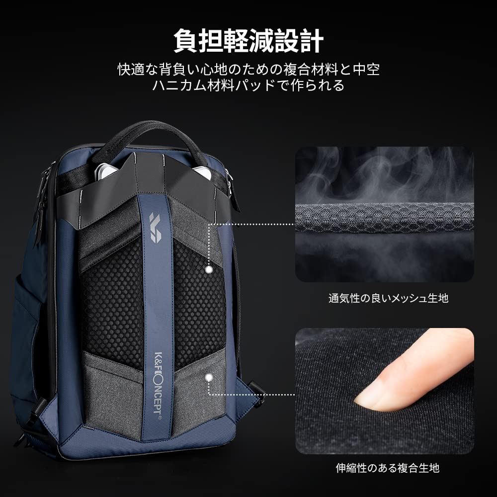 Камера большая дюймовая ПК зеркальная камера идеально подходит для горного отдыха на открытом воздухе синий [K&F Concept] сумка, рюкзак, вместимость, 25 л, штатив, 15,6 хранение, сумка,