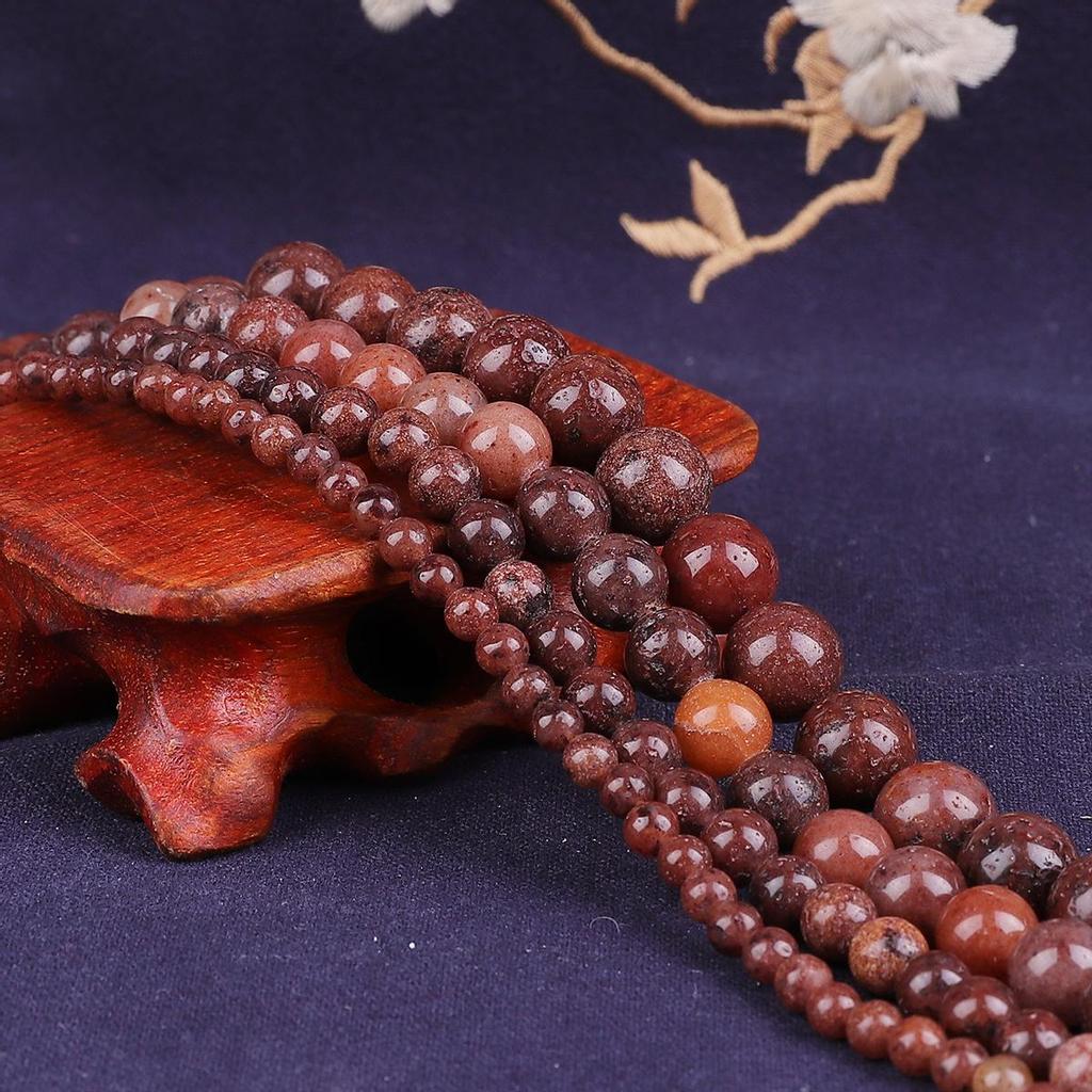 Натуральный свободный камень, фиолетовый авантюрин, круглые бусины для изготовления ювелирных изделий, браслет-подвеска «сделай сам», 15 дюймов, нить 4/6/8/10/12 мм