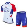 Summer cycling suit, bicycle short-sleeved shorts, men's and women's mountain road clothes, team version cycling suit