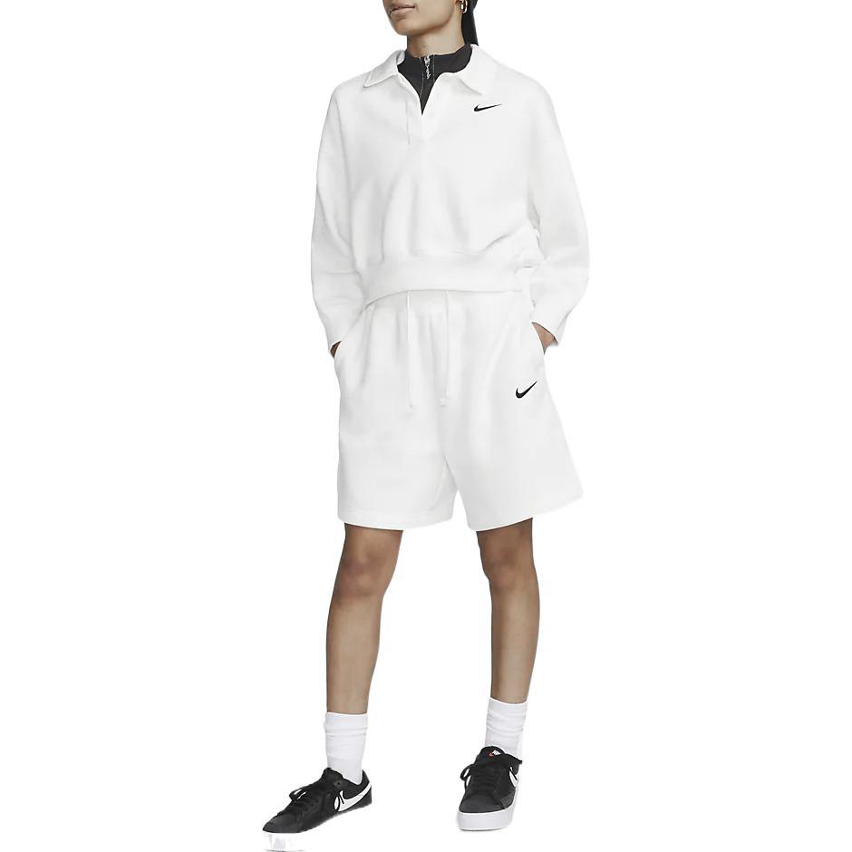 Nike Однотонная рубашка-поло с вышитым логотипом, женские топы, парусиво-белый DQ5869-133