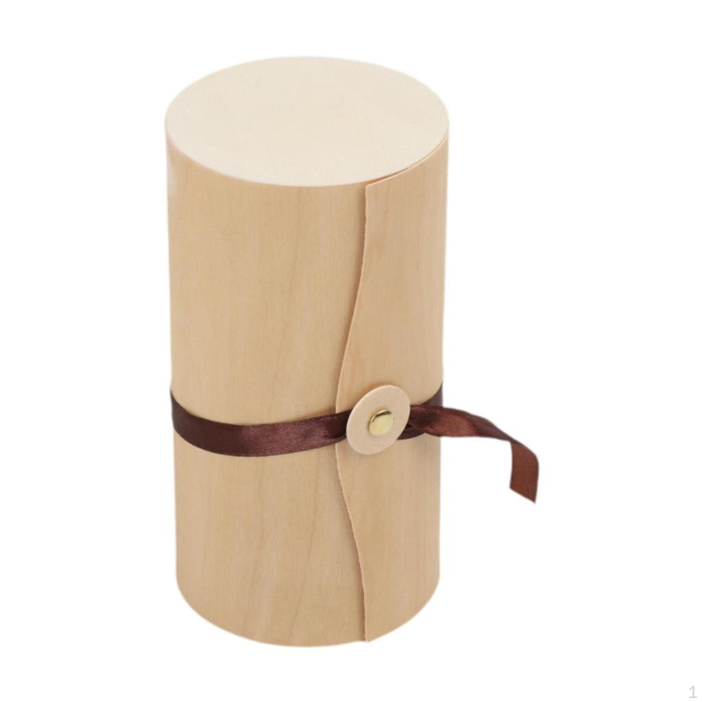 Изготовленная вручную деревянная коробка для хранения очков и ювелирных изделий с застежкой-веревкой