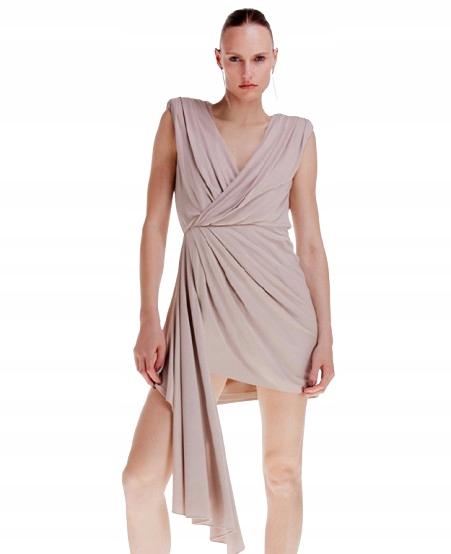 Бежевое Миди-Платье Karen Millen Для Высоких L B1C