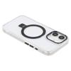 For iPhone 16 Case Compatible with MagSafe Kickstand TPU + PC Clear Phone Cover - Black