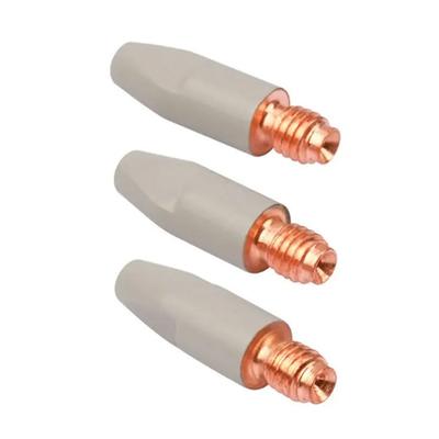 AD23-10ШТ 24KD Сварочные контактные наконечники Покрытие Защита M6 Наконечник газового сопла 0,8 мм Сварочная горелка MIG Сварка