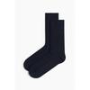 H M Socks Navy Blue