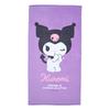 Sanrio Big Towel Kuromi 100% Cotton Approx. Width 80 X Depth 0.2 X Height 150 Cm Pool Supplies with Name Space On Tag Leisure Towel Beach Towel 178195