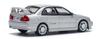 POP RACE MITSUBISHI LANCER EVOLUTION IV STEEL SILVER Completed Product 1/64 -