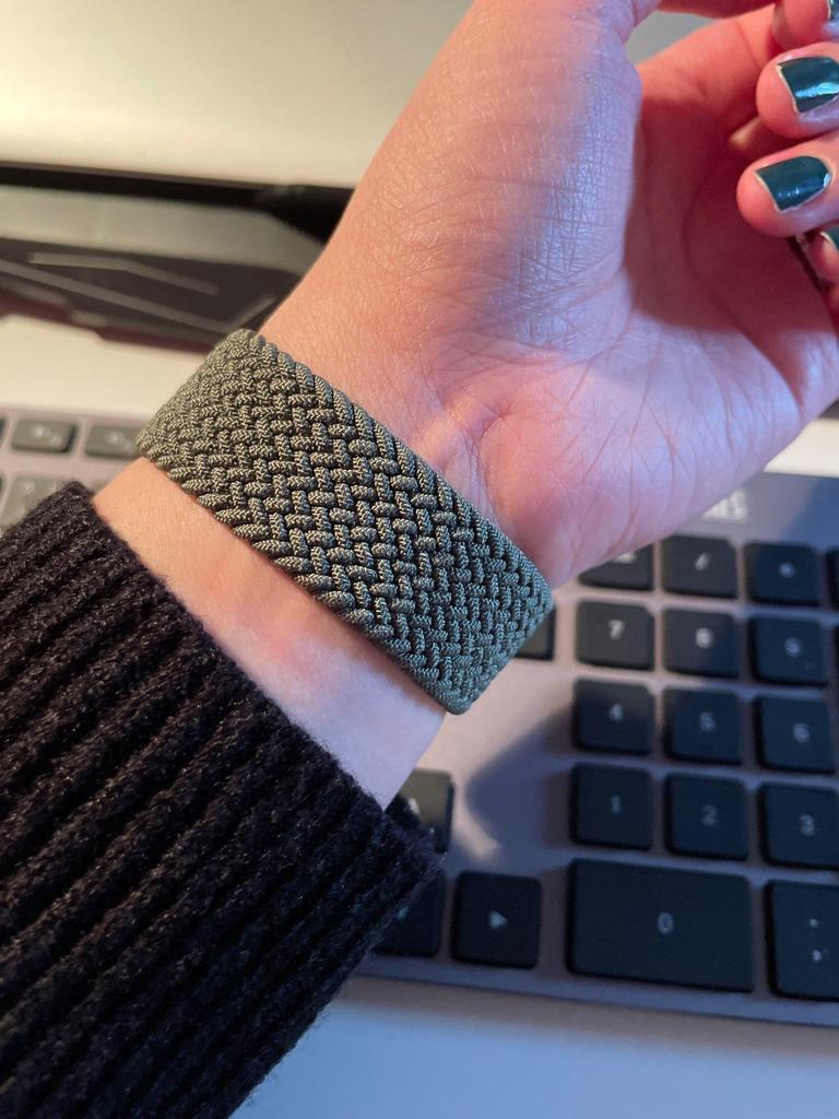 Эластичный плетеный нейлоновый ремешок Solo Loop для смарт-часов серии 7 8 Ultra SE 6 49/45/41/44/40/38/42 мм серии 3 4 Мягкий нейлоновый дышащий браслет-ремень