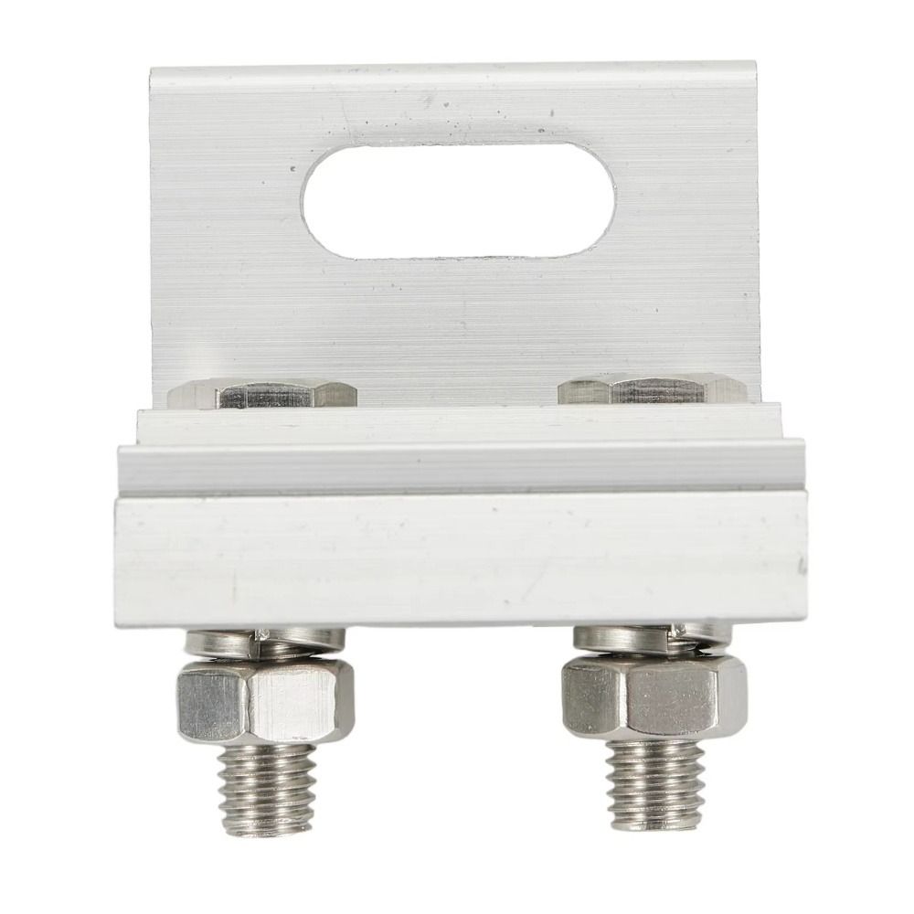 1Pcs Anodized Standing Seam Clamp Silver Photovoltaic Fixing Clip for Off Grid Solar Power System