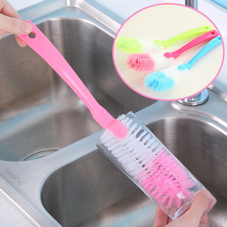 Long Handle Multi-purpose Brush Pot Cup Brush Teacup Brush Decontamination Thermos Cup Baby Bottle Brush Clean Cup Cleaning Brush
