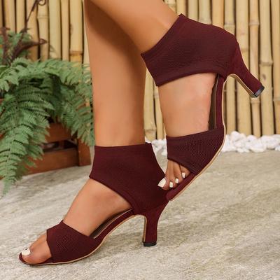 Европейские и американские туфли на высоком каблуке с перемычкой для пальцев, темпераментные, универсальные, удобные, новые, тонкие каблуки, босоножки с открытым носком для женщин