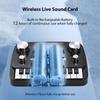 Live Sound Card Piano Shape Audio Recording Desktop Singing BT Wireless Lossless Transmission Plug
