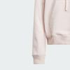 adidas Теплый мягкий однотонный свитер с капюшоном и длинными рукавами, женская футболка, топы розового цвета IS1587