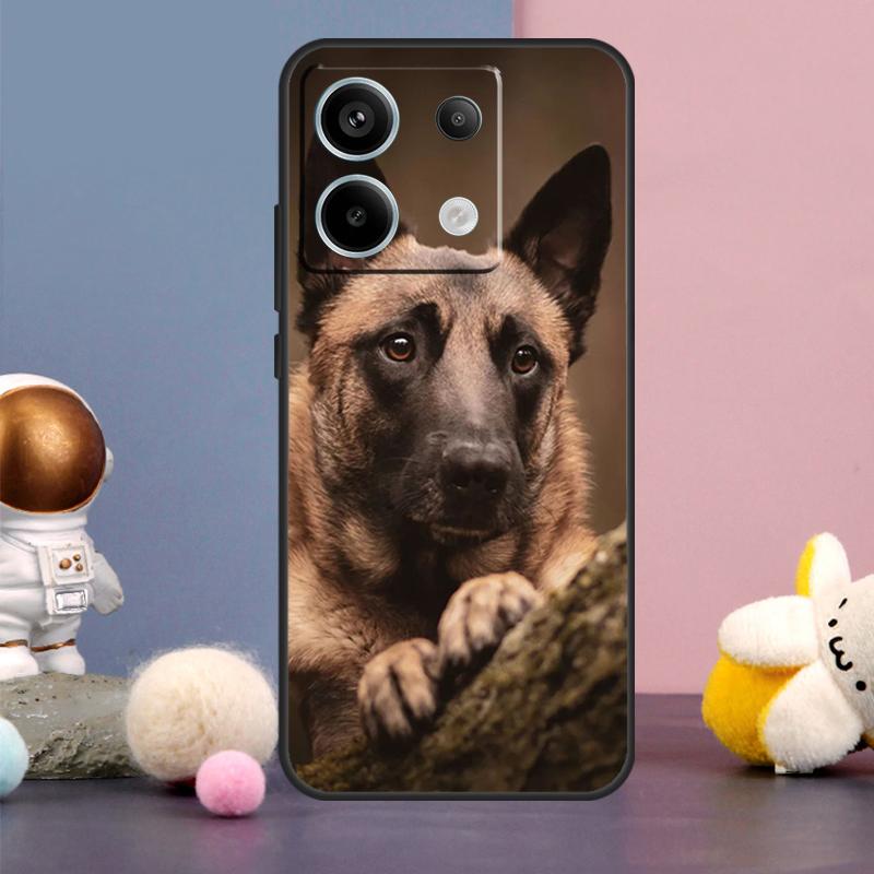 Чехол для телефона Xiaomi Redmi Note 14 9 10 11 12 13 15 Pro Plus Redmi 15 15C 10C 12C 13C 14C с изображением немецкой овчарки