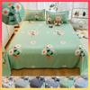 Printing Fashion Cotton Bed Sheet Bedspread Skin-friendly Washed Quilt Bedspread Bedcover Mattress Cover (No Pillowcase)