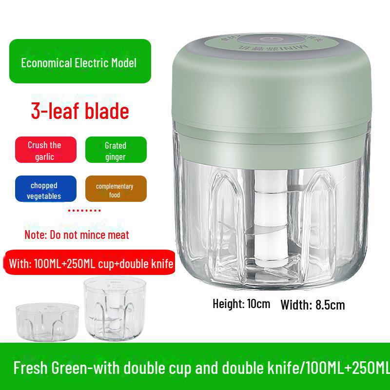 Многофункциональная электрическая чесночница и давилка для домашнего использования