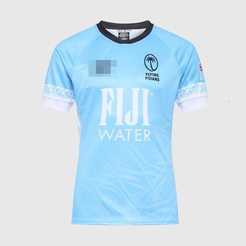Fiji Rugby Training Jersey Mens Short Sleeve Mesh Vest Sportswear Running Gym Cycling Outdoor