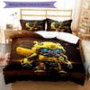 Transformers 3pcs Bedding Set Duvet Cover Closure Includes 1 Duvet Cover & 2 Pillowcases for All Seasons Bedroom Home Dorm Decor