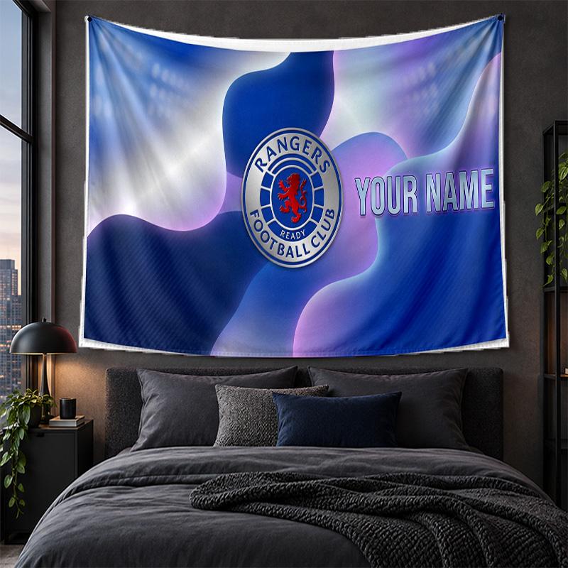 Personalized Tapestry Wall Hanging Rangers FC Pattern Art Background Cloth